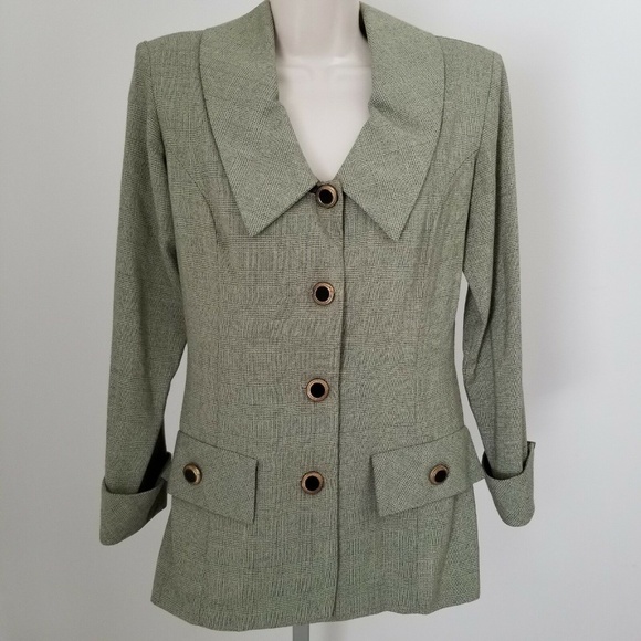 Tweed Menu Long Dress Jacket Blazer Size 5/6 - Picture 1 of 8